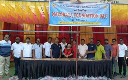 ଜବାହାର ନବୋଦୟ ବିଦ୍ଯାଳୟ ନର୍ଲାର ପୁରାତନ ଛାତ୍ରଛାତ୍ରୀଙ୍କ ଦ୍ବାରା ନବୋଦୟ ବିଦ୍ଯାଳୟ ପ୍ରତିଷ୍ଠା ଦିବସ ପାଳନ