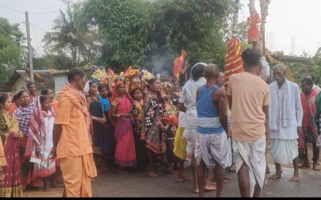 ମେଦନା, ଠାକୁରାଣୀଙ୍କ କଳସ ଯାତ୍ରା ଉଦଯାପିତ ।