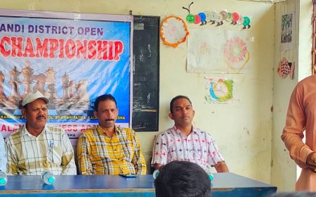 କଳାହାଣ୍ଡି ଚେସ ଏକାଡେମୀ ତରଫରୁ ଜିଲ୍ଲା ସ୍ତରୀୟ ଚେସ ପ୍ରତିଯୋଗିତା ଉଦଘାଟିତ*