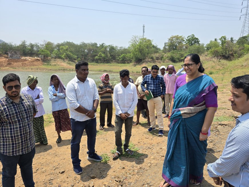 ରାୟଗଡା ଜ଼ିଲ୍ଲାପାଳ ଙ୍କ ବଡନାଳା ଜଳ ଭଣ୍ଡାର ପରିଦର୍ଶନ ।