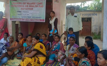 ହର୍ଷ ଟ୍ରଷ୍ଟ ଗୋଲାମୁଣ୍ଡା ବ୍ଲକ ଉଦ୍ୟାନ ବିଭାଗ ପକ୍ଷରୁ ପଣ୍ଡକୁଲରେ ପନିପରିବା ଚାଷ ପାଇଁ ବିତରଣ।