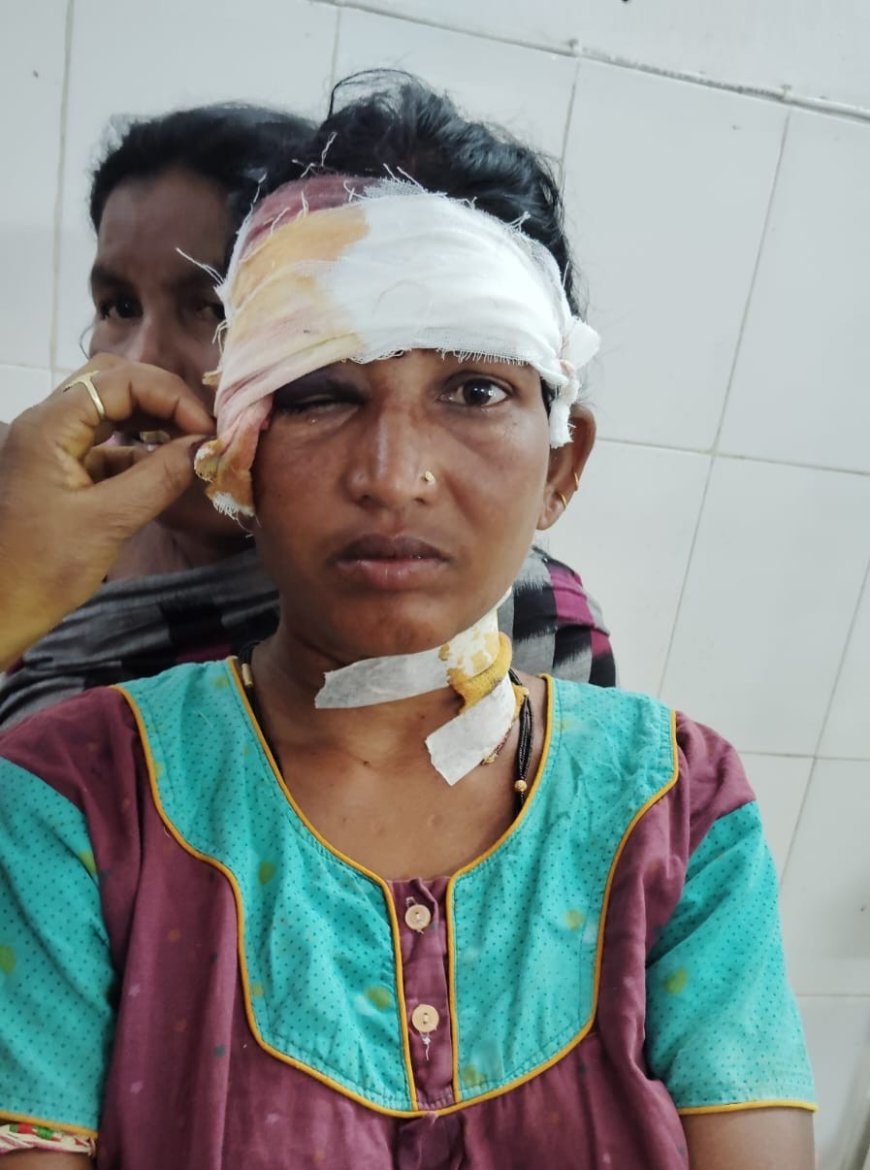 ଘରେ ପଶି ମହିଳାଙ୍କୁ ଛୁରୀ ରେ ଆକ୍ରମଣ l