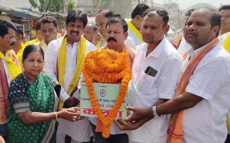 ରେଜାଙ୍ଗଲା ସହିଦ ମାଟି କଳସ ଯାତ୍ରା କୁ ଭବାନୀପାଟଣା ଠାରେ ଭବ୍ୟ ସ୍ୱାଗତ।