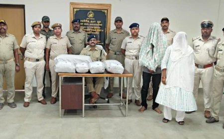 ଗଂଜେଇ ଚୋରl ଚାଲାଣ ରେ  ଯୁବତୀ ଏବଂ ଯୁବକ ଗିରଫ