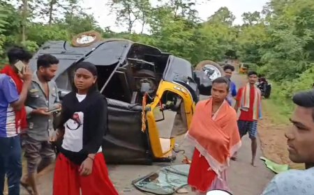 ଅଟୋ ଦୁର୍ଘଟଣାରେ ୨ ଜଣ ଗୁରୁତର ।