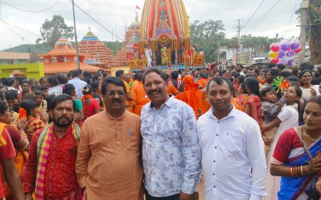 ଫିରିଙ୍ଗିଆ ରେ ଧୁମଧାମ ରେ ପାଳିତ ହେଲା ମହାପ୍ରଭୁ ଙ୍କ ଗୁଣ୍ଡିଚା ଯାତ୍ରା l