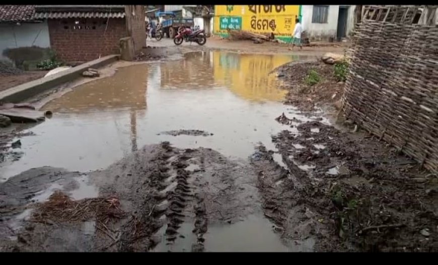 ଗାଁ ଦାଣ୍ଡରେ ବର୍ଷା ବୁନ୍ଦେ ପଡିଲେ ସମୁଦ୍ର ଲହଡ଼ି ଭାଙ୍ଗେ।ମଶା ଘର କରୁଛି, ମ୍ୟାଲେରିଆ ଭୟ ଘାରୁଛି।