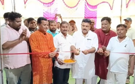 ଭବାନୀପାଟଣାସ୍ଥିତ ସାପ୍ତାହିକ ବଜାର ଛକ, ଜିଲ୍ଲା ଶ୍ରମ କାର୍ଯ୍ୟାଳୟ ଛକ ରେ ନୂତନ କରି ଇଭି ଫିକ୍ସ ପ୍ରଯୋଜିତ ବ୍ୟାଟେରୀ ଚାଳିତ ଗାଡିର ମରାମତି ଓ ସ୍ପେୟାର ପାର୍ଟର ସେଣ୍ଟରର ଶୁଭ  ଉଦଘାଟନ