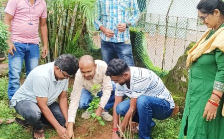 ଅନ୍ତର୍ଜାତୀୟ ଡାକ୍ତର ଦିବସରେ ଡାକ୍ତରଖାନା ପରିସରରେ ବୃକ୍ଷ ରୋପଣ ।