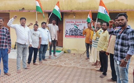 କାର୍ଗିଲ ବିଜୟ ଉତ୍ସବ ନୂଆପଦର ମଣ୍ଡଳ ରେ ପାଳିତ ।