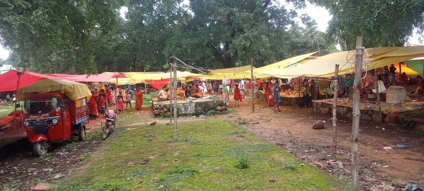 ବଡ଼ନୀ ସାପ୍ତାହିକ ହାଟପିଣ୍ଡି ଉପରେ ନାହିଁ ଛାତ, ବର୍ଷାଋତୁରେ ସମସ୍ୟା ଭୋଗୁଛନ୍ତି ବ୍ୟବସାୟୀ ।