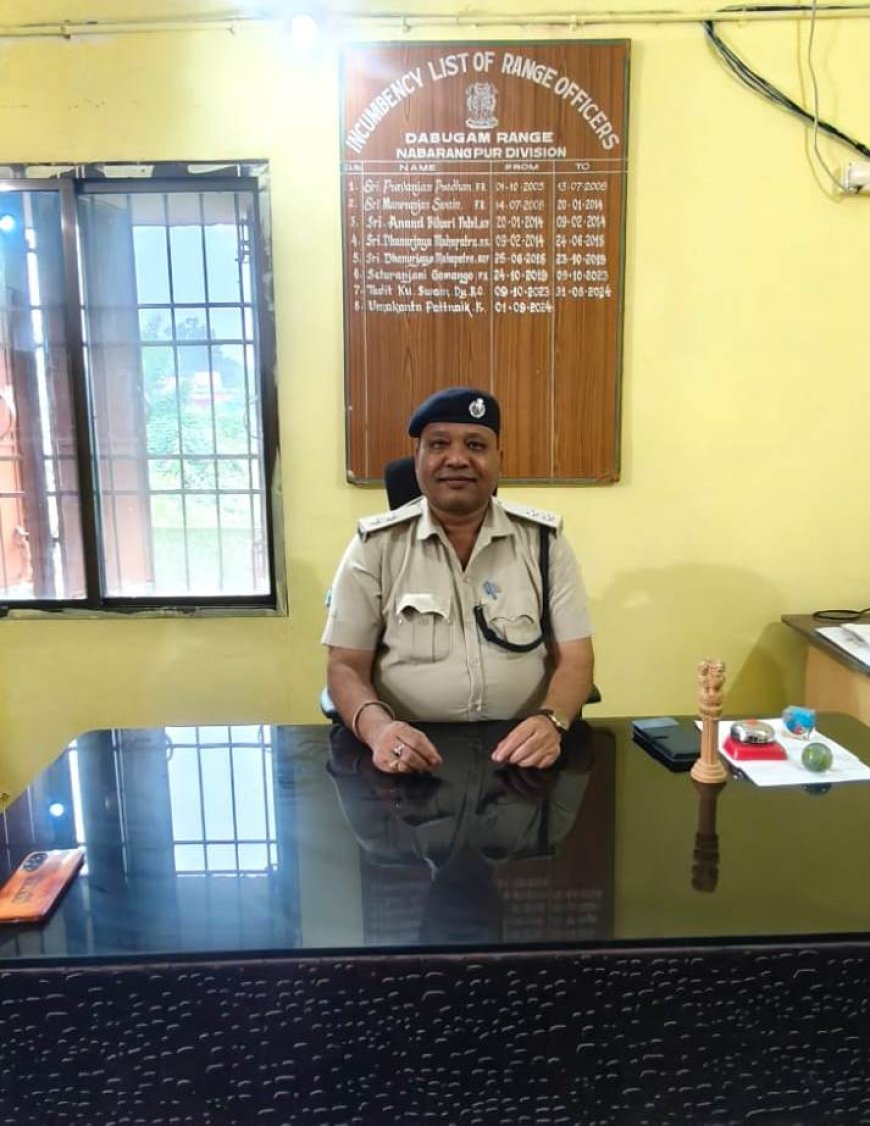 ଡାବୁଗାଁରେ ନୂତନ ବନାଞ୍ଚଳ ଅଧିକାରୀଙ୍କ ଯୋଗଦାନ ।