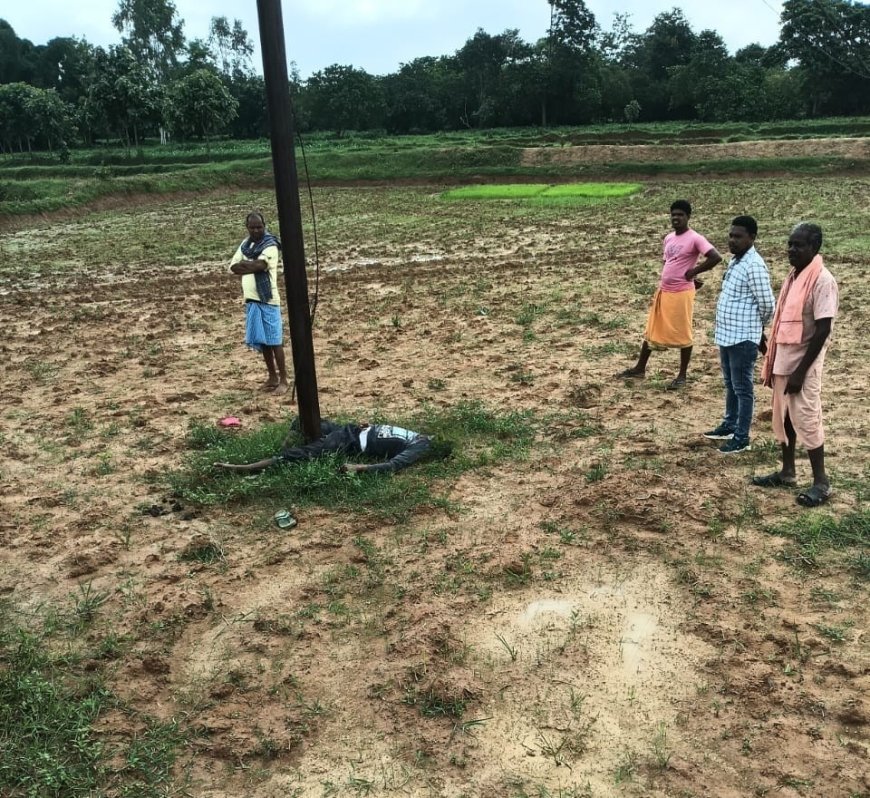 ବିଦ୍ୟୁତ ଆଘାତରେ ବିଦ୍ୟୁତ କର୍ମଚାରୀଙ୍କ ମୃତ୍ୟୁ ।