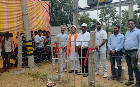 ଝରିଗାଁ ନିର୍ବାଚନ ମଣ୍ଡଳୀର 4ଟି ଗ୍ରାମରେ ବିଧାୟକଙ୍କ ଉପସ୍ଥିତିରେ ଟ୍ରାନ୍ଫର ସ୍ଥାପିତ ।