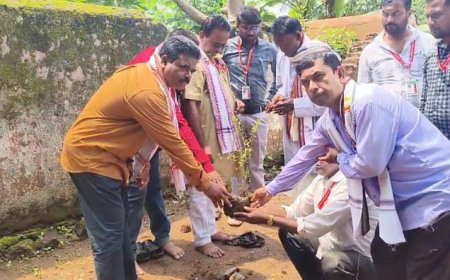 ନୁଆଁଗୁଡ଼ା ସରକାରୀ ପ୍ରାଥମିକ ବିଦ୍ୟାଳୟ ପରିସରରେ ଓୟୁ ଡବ୍ଲୁଜେ ସାମ୍ବାଦିକ ସଙ୍ଘ ପକ୍ଷରୁ ବୃକ୍ଷ ରୋପଣ ଓ ବନ୍ଧୁ ମିଳନ କାର୍ଯ୍ୟକ୍ରମ।