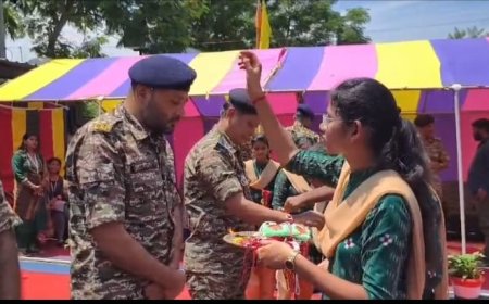 ଭବାନୀପାଟଣା 64  ସି.ଆର.ପି.ଏଫ୍ ବାଟାଲିୟନ କ୍ୟାମ ରେ ରକ୍ଷା ବନ୍ଧନ ଉତ୍ସବ କାର୍ଯ୍ୟକ୍ରମ।