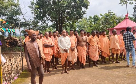 ପାଲିଆ ମହିମା ଟୁଙ୍ଗୀରେ ବକଳଧାରୀ ମହିମା ସମାଜର ନୁଆଁଖାଇ ପର୍ବ ପାଳିତ ।