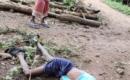 ଚେରମହୁଲ ଗ୍ରାମରେ ଅଭାବନୀୟ ଘଟଣା ଟାଙ୍ଗିଆରେ ମୁଣ୍ଡଙ୍କୁ ହାଣିଲେ ଅଭିଯୁକ୍ତ ।