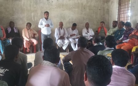 ପାଲିଆ ଠାରେ ବ୍ଲକ କଂଗ୍ରେସର ସାଙ୍ଗଠନିକ ବୈଠକ ଓ ନୂତନ କର୍ମକର୍ତା ଚୟନ ।