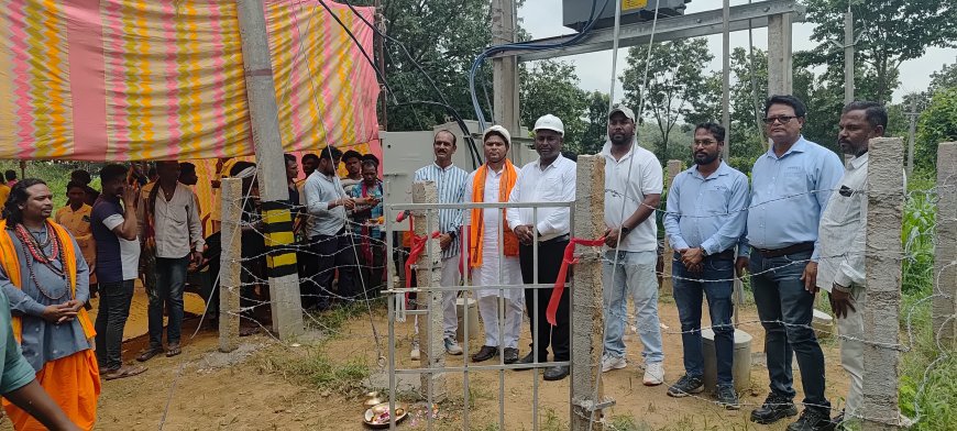 ଝରିଗାଁ ନିର୍ବାଚନ ମଣ୍ଡଳୀର 4ଟି ଗ୍ରାମରେ ବିଧାୟକଙ୍କ ଉପସ୍ଥିତିରେ ଟ୍ରାନ୍ଫର ସ୍ଥାପିତ ।