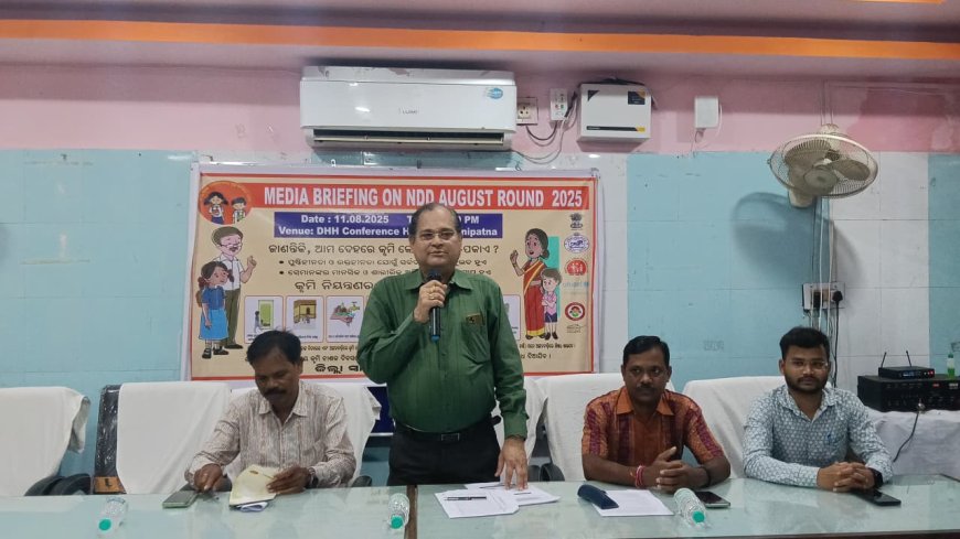 କଳାହାଣ୍ଡି ଜିଲ୍ଲା ସ୍ତରୀୟ "ଜାତୀୟ କୃମି ନାଶକ ଦିବସ": ୬,୮୦, ୪୪୨ ମହିଳା ଏବଂ ଶିଶୁଙ୍କୁ ଦିଆଯିବ ଔଷଧ