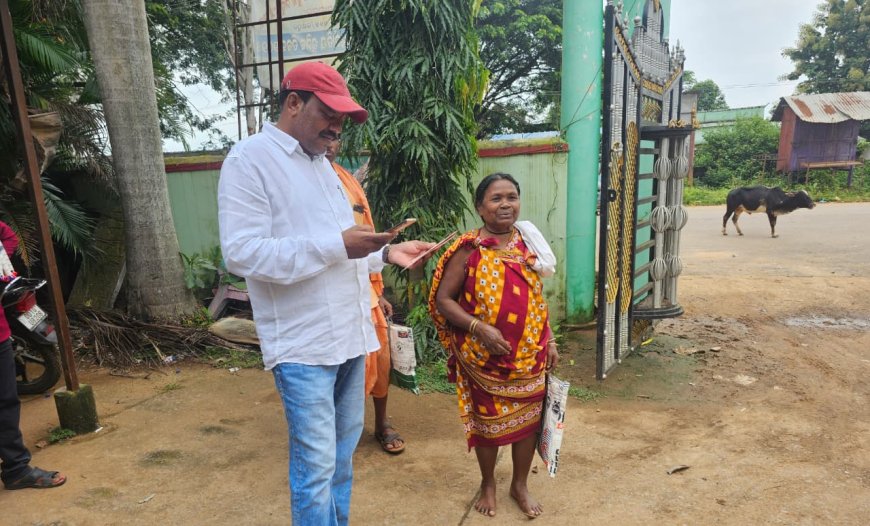 ସଭିଙ୍କ ସୁଖଦୁଃଖର ସାଥି ମୋତିଗାଁ ସମିତି ସଭ୍ୟ ତ୍ରିଲୋଚନ ଧାକଡ଼।