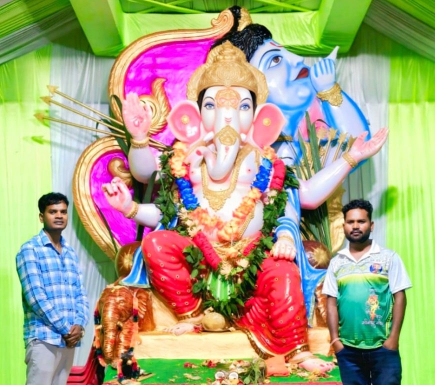 ଚଚା ସିଦ୍ଧି ବିନାୟକ ପୂଜା କମିଟି ପକ୍ଷରୁ ଧୂମଧାମରେ ଗଣେଶ ପୂଜା ପାଳିତ ।