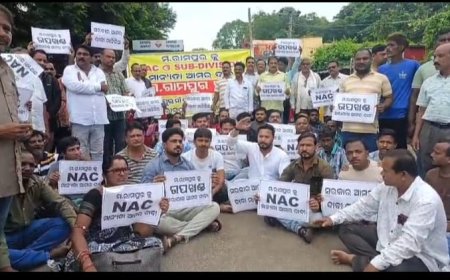 ମଦନ ପୁର ରାମପୁରକୁ ବିଜ୍ଞାପିତ ଅଞ୍ଚଳ ପରିଷଦ ମାନ୍ୟତା ଦାବୀରେ  ବନ୍ଦ ଡାକରା