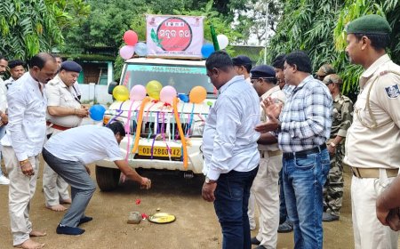 ବନବିଭାଗ ପକ୍ଷରୁ ସବୁଜ ରଥ ଶୁଭାରମ୍ଭ କଲେ ବିଧ୍ୟାୟକ।