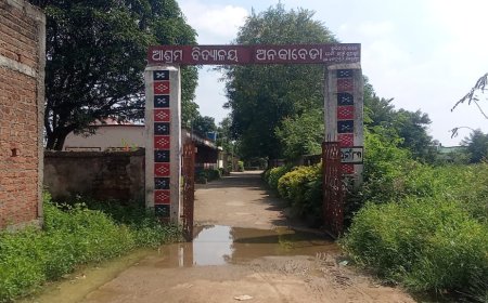 ଅନକାବେଡା ଆଶ୍ରମ ବିଦ୍ୟାଳୟ ସମ୍ମୁଖରେ ଜମି ରହୁଛି ଅପରିଷ୍କାର ପାଣି । ଡ୍ରେନେଜ ବ୍ୟବସ୍ଥା ପାଇଁ ଅବିଭାବକ ମାନଙ୍କ ଦାବୀ ।