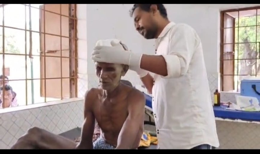 Breaking _କଳାହାଣ୍ଡି:ଭାଲୁ ଆକ୍ରମଣ ରେ ବୃଦ୍ଧ ଗୁରୁତର l