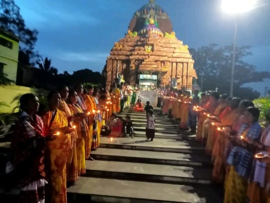 ପ୍ରଧାନ ମନ୍ତ୍ରୀ ନରେନ୍ଦ୍ର ମୋଦି ଙ୍କ ଜନ୍ମ ଦିନରେ ଦୀପ ଦାନ କଲେ ଫିରିଙ୍ଗିଆ ର ମହିଳା ସଂକୀର୍ତନ ଦଳ I