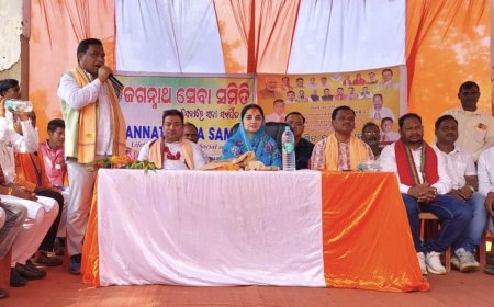 ଥୁଆମୁଳ ରାମପୁର ରେ ଭାଜପା ର ମିଶ୍ରଣ ପର୍ବ