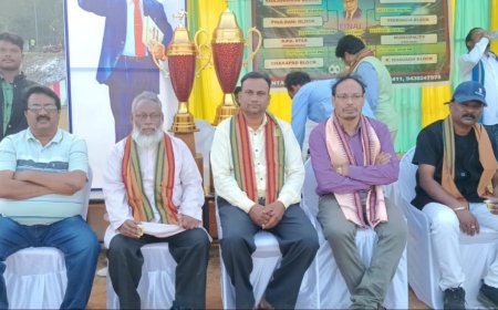 ଆମ୍ବେଦକର ସ୍ମୃତି କମିଟି ପକ୍ଷରୁ ତ୍ରୀଦିବସିୟ ଫୁଟବଲ ଟୁର୍ନାମେଣ୍ଟ ଉଦଘାଟିତ।