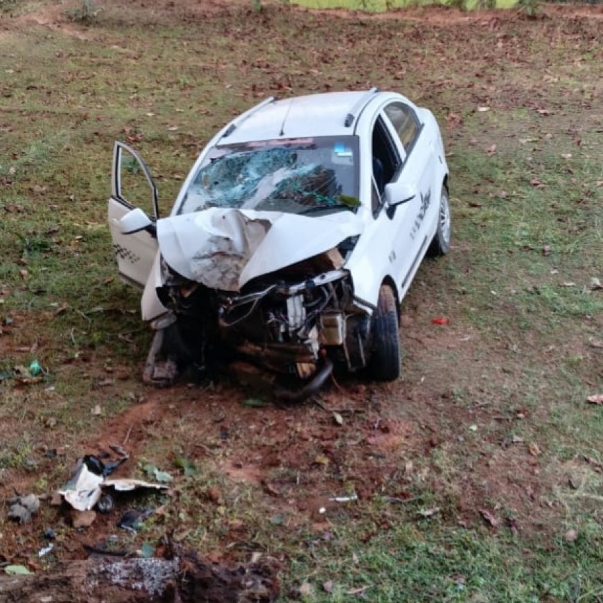 ଫିରିଙ୍ଗିଆ ବରେବାଟା ନିକଟରେ କାର ଦୁର୍ଘଟଣା I ଡ୍ରାଇଭର ସହ ଦୁଇ ଗୁରୁତର I