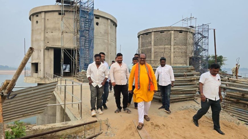 ଫୁଲବାଣୀ ବିଧାୟକଙ୍କ ପାଣିଘରା ମେଗା ପାନୀୟ ଜଳ ପ୍ରକଳ୍ପ ପରିଦର୍ଶନ ।