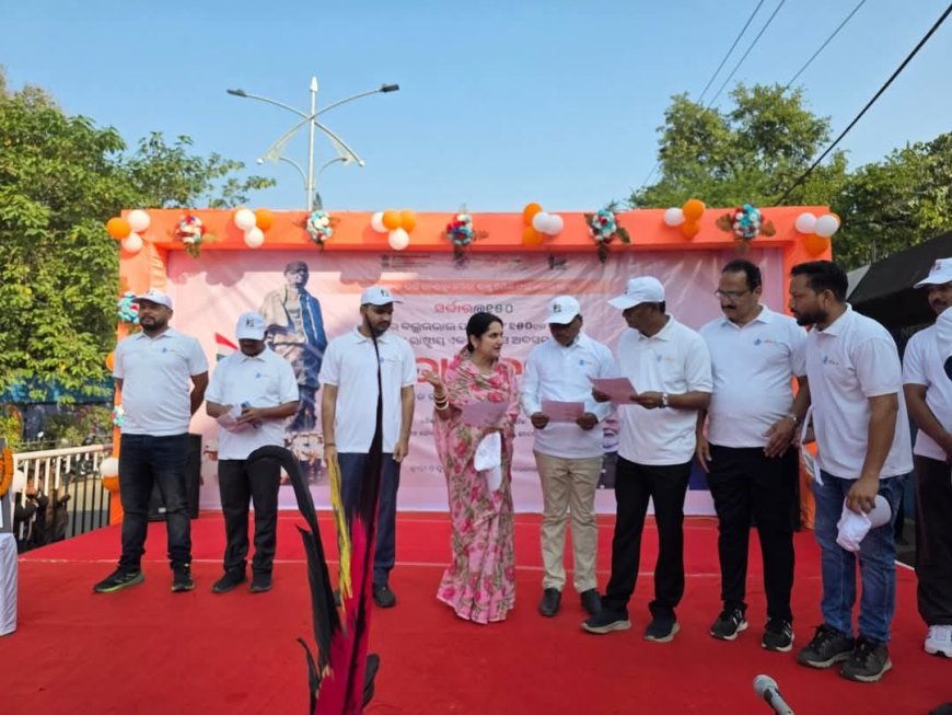 ଭାରତର ଲୌହ ପୁରୁଷ ସର୍ଦାର ପଟେଲଙ୍କ ୧୫୦ତମ ଜନ୍ମ ଦିବସ ଉପଲକ୍ଷେ ନର୍ଲା ବ୍ଲକ ରେ ଏକତା  ପଦଯାତ୍ରା । "ଯୋଗଦେଲେ ମାନ୍ୟବର ସାଂସଦ, ଜିଲ୍ଲାପାଳ, ବରିଷ୍ଠ ପଦାଧିକାରୀ, ଜନସାଧାରଣ, ଛାତ୍ର ଛାତ୍ରୀ"