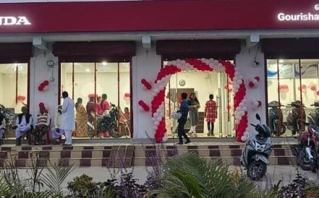 ଚାରବାହାଲ ରେ ହୋଣ୍ଡା ର ନୂତନ ବାଇକ ସୋ ରୁମ ଉଦଘାଟନ।