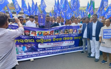 ମୂଳନୀବାସୀ ବହୁଜନ ମିଳିତ ମହାସଂଘ ତରଫରୁ ସମ୍ବିଧାନ ମହୋତ୍ସବ ପାଳିତ. ସମ୍ବିଧାନ ସୁରକ୍ଷା ପାଇଁ ଜୀବନ ଦେବା ପାଇଁ ବହୁଜନ ସମାଜ ପ୍ରସ୍ତୁତ.