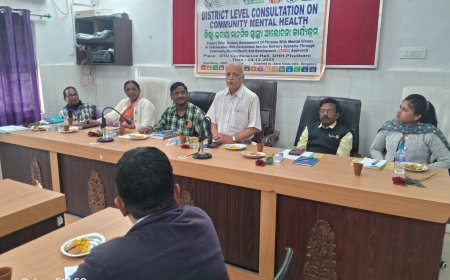 ମାନସିକ ସ୍ୱାସ୍ଥ୍ୟ ସମସ୍ୟା ଓ ଏହାର ସମାଧାନ ଭିତିକ ଜିଲ୍ଲା ସ୍ତରିୟ କର୍ମଶାଳା।