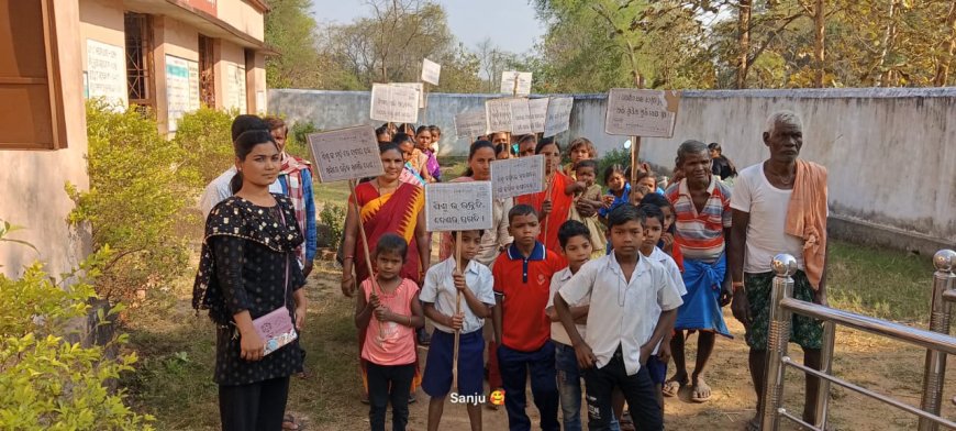 ଶିଶୁ ଅଧିକାର ସଚେତନତା ଅଭିଯାନ।