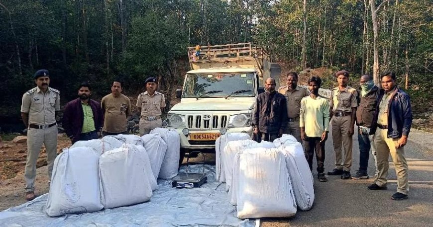 ୩୭୮କିଲୋ ଗଞ୍ଜେଇ ଜବତ, ଡ୍ରାଇଭର ଗିରଫ।