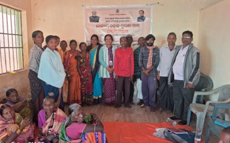 ସଡକ ସୁରକ୍ଷା ମାସ-୨୦୨୬ ସଚେତନତା ପାଇଁ ଲୋକନୃତ୍ୟ ବୈଠକ ଓ ପଦଯାତ୍ରା କାର୍ଯ୍ୟକ୍ରମ।