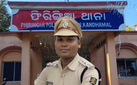 ଫିରିଙ୍ଗିଆ ଥାନାରେ ନୂତନ ଥାନା ଅଧିକାରୀ ଙ୍କ ଯୋଗଦାନ I