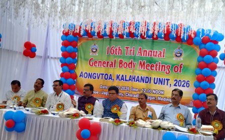 ଓଡିଶା ପ୍ରାଣୀ ଚିକିତ୍ସା ବୈଷୟିକ ଅଧିକାରୀ/କର୍ମଚାରୀ ସଂଘ ,କଳାହାଣ୍ଡି ଶାଖା ର ତ୍ରୟ ବାର୍ଷିକ ସାଧାରଣ ଅଧିବେଶନ