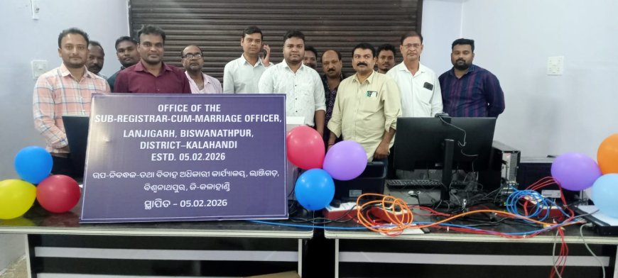 ବିଶ୍ୱନାଥପୁରରେ ଉଦଘାଟିତ ହେଲା ସବ-ରେଜିଷ୍ଟ୍ରାର କାର୍ଯ୍ୟାଳୟ
