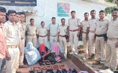 ନକଲି ମଦ, ପ୍ରସ୍ତୁତି ସାମଗ୍ରୀ ଶହ ତିନି ଗିରଫ