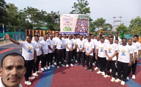 ୬୪ତମ ବାଟାଲିୟନ CRPF ରେ ଉତ୍ସାହର ସହ ପାଳିତ ହେଲା ୧୨ତମ ଅନ୍ତର୍ଜାତୀୟ ଯୋଗ ଦିବସ