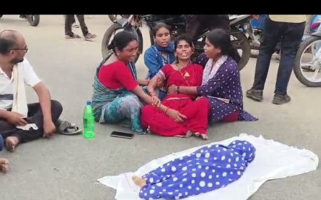 ରକ୍ତ ଅଭାବରୁ ୩ ବର୍ଷର ଶିଶୁର ମୃତ୍ୟୁ ଅଭିଯୋଗ, ଧର୍ମଗଡ଼ ହସ୍ପିଟାଲ ସାମ୍ନାରେ ରାସ୍ତା ଅବରୋଧ