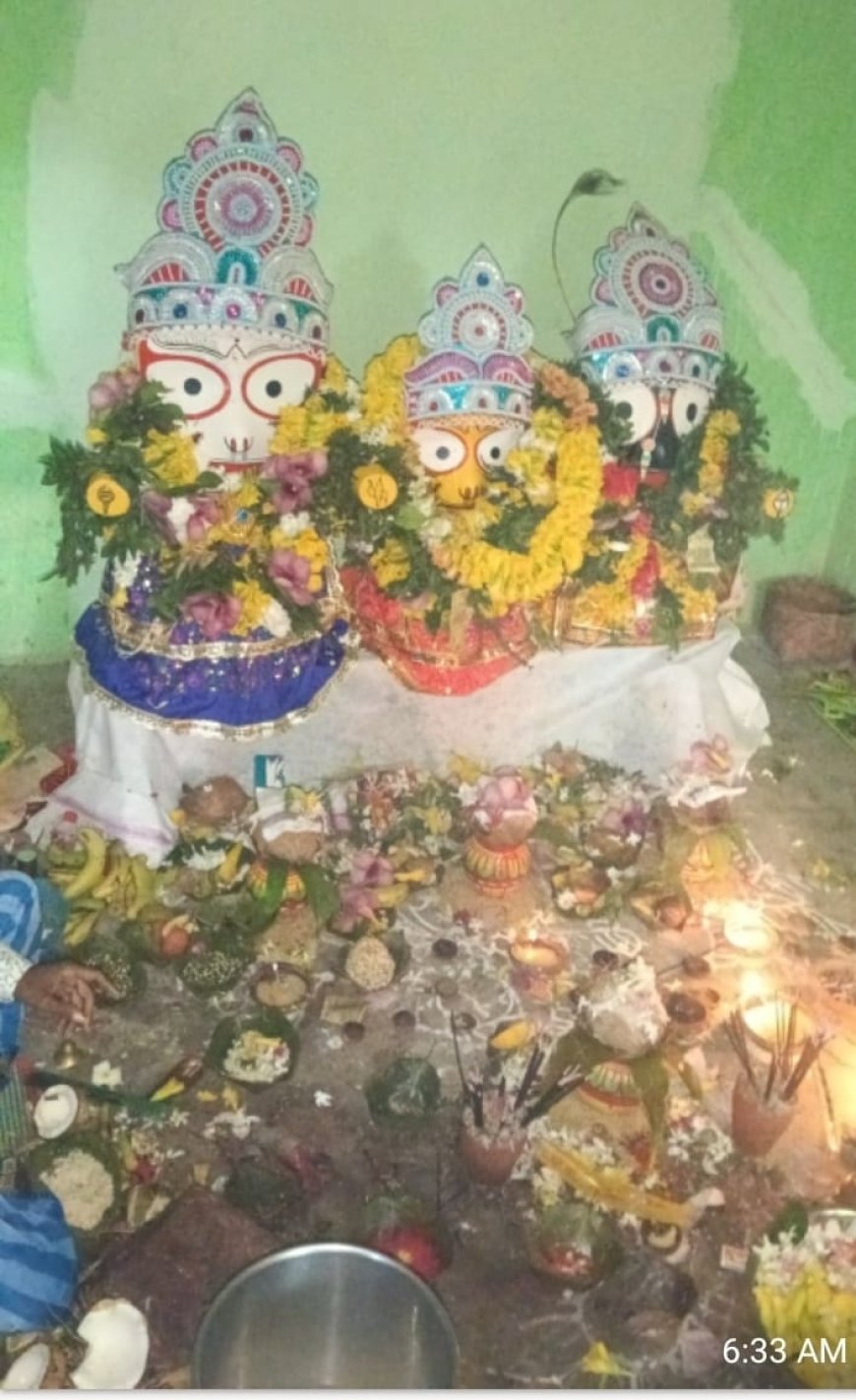 କାମଠଣା ପଞ୍ଚାୟତର ବାଲିଜୋର ଗ୍ରାମରେ ପବିତ୍ର ରଥଯାତ୍ରା ପାଳିତ